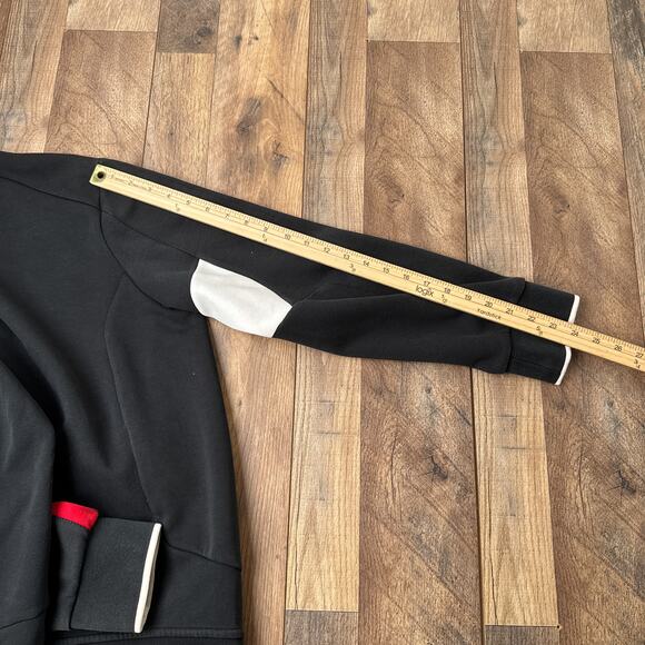 Polo Ralph Lauren Track Jacket Men's Large Black Athletic Training 6824 - Picture 11 of 12